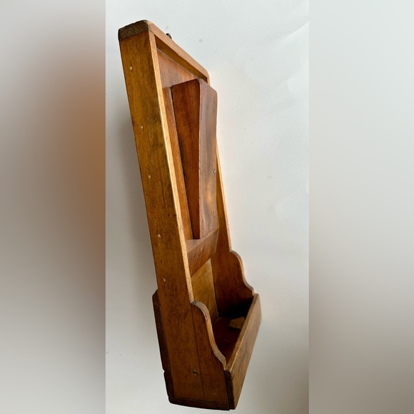 Antique Pine Pumice Box, Scrub Box, Wall Box - Picture 3 of 7